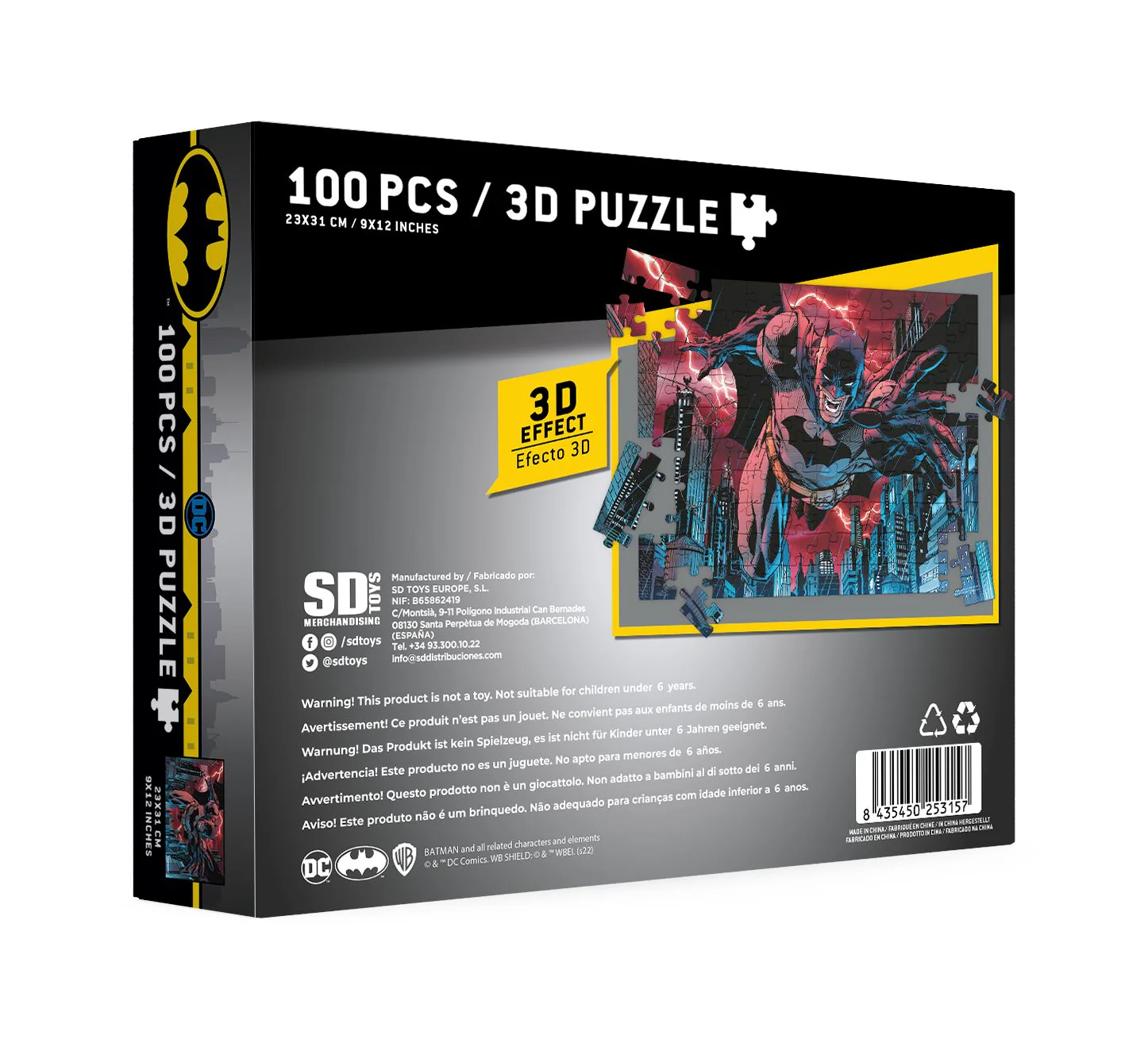 Batman 3D Lentikular Puzzle Urban Legend - Image 3