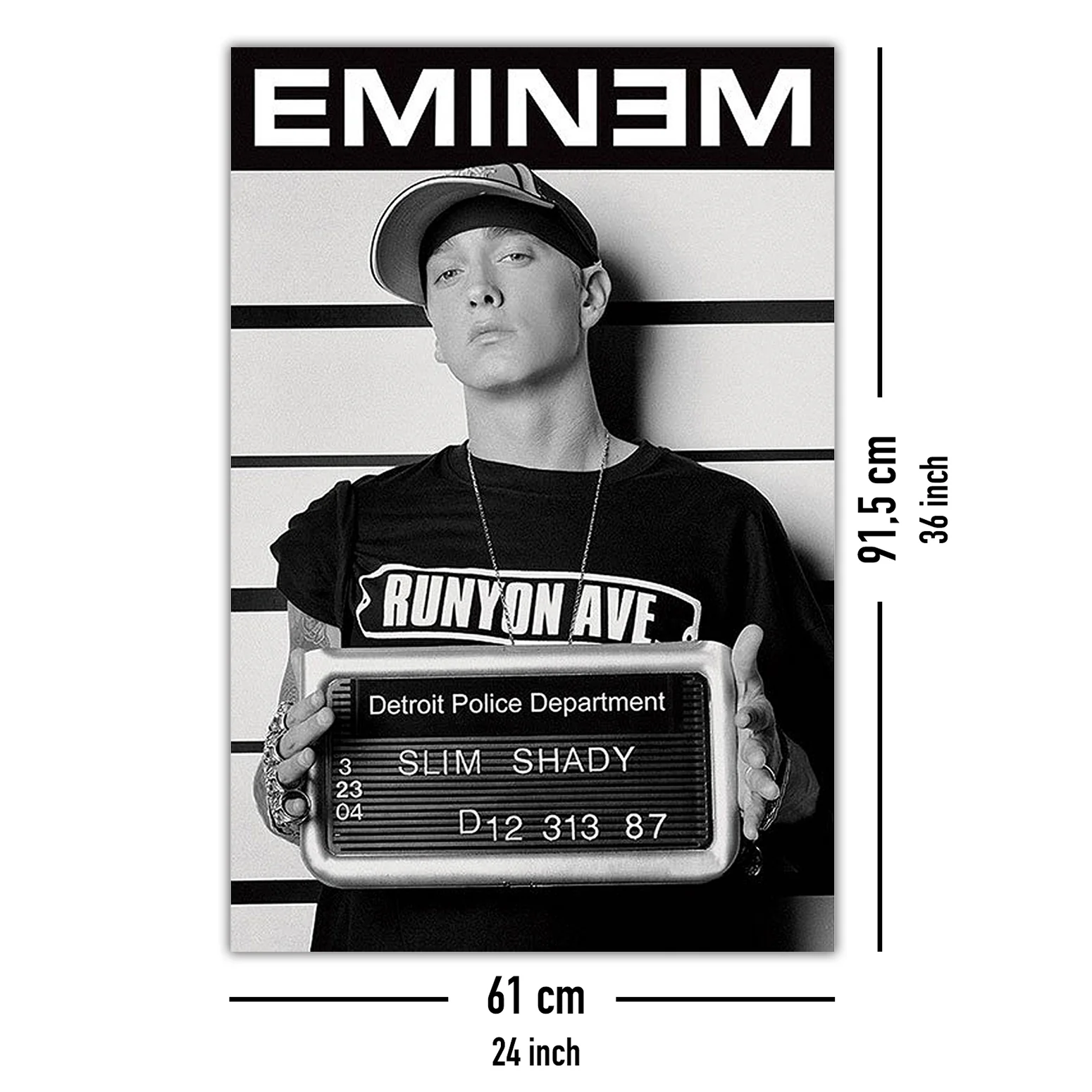 Eminem Poster Verbrecherkartei - Image 5