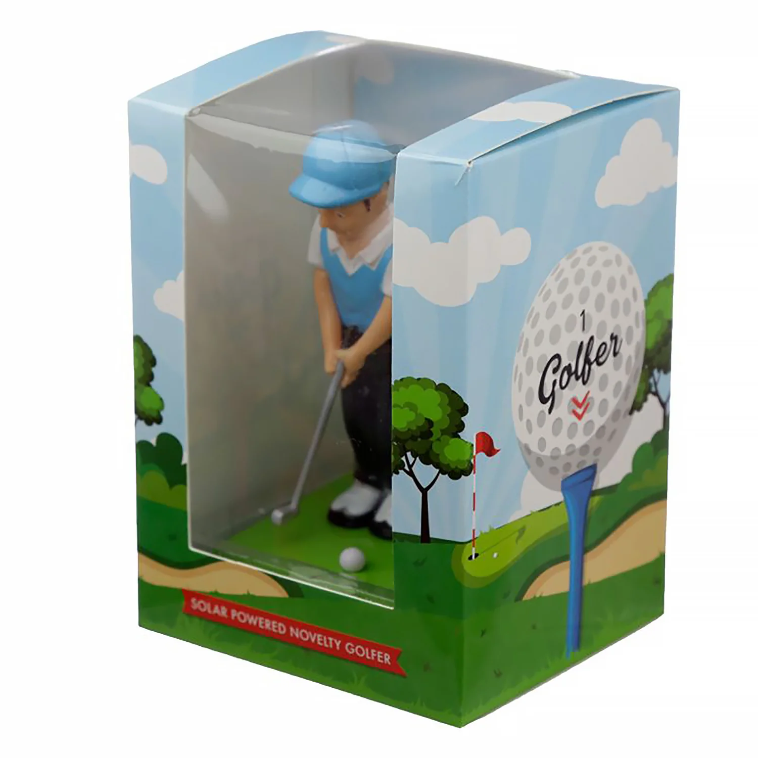 Golfspieler Solar Wackelfigur - Image 5